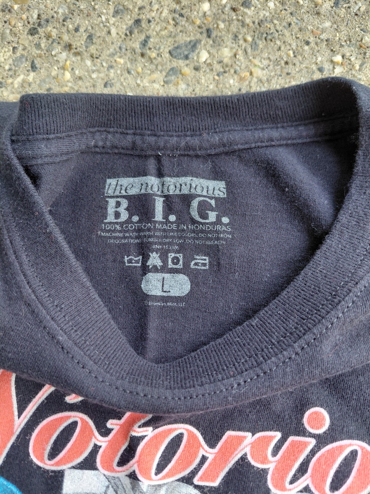 Biggie Smalls The Notorious B.I.G. Men’s T-Shirt Rest In Peace Rap Tee Large