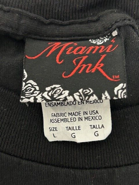 Miami Ink Skulls& Snakes BlackT-Shirt Men’s Size L – NWOT, FREE Shipping