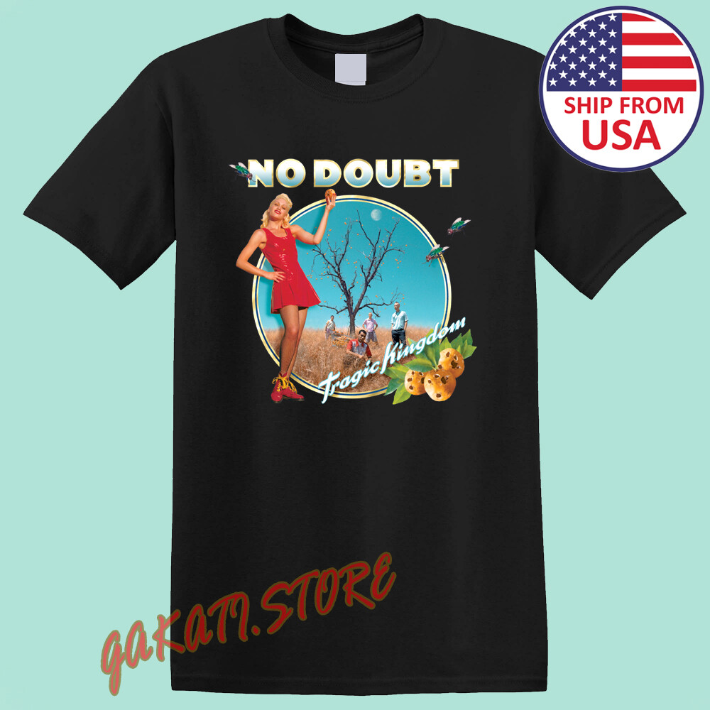 No Doubt Tragic Kingdom Men’s Black T-Shirt Size S-5XL