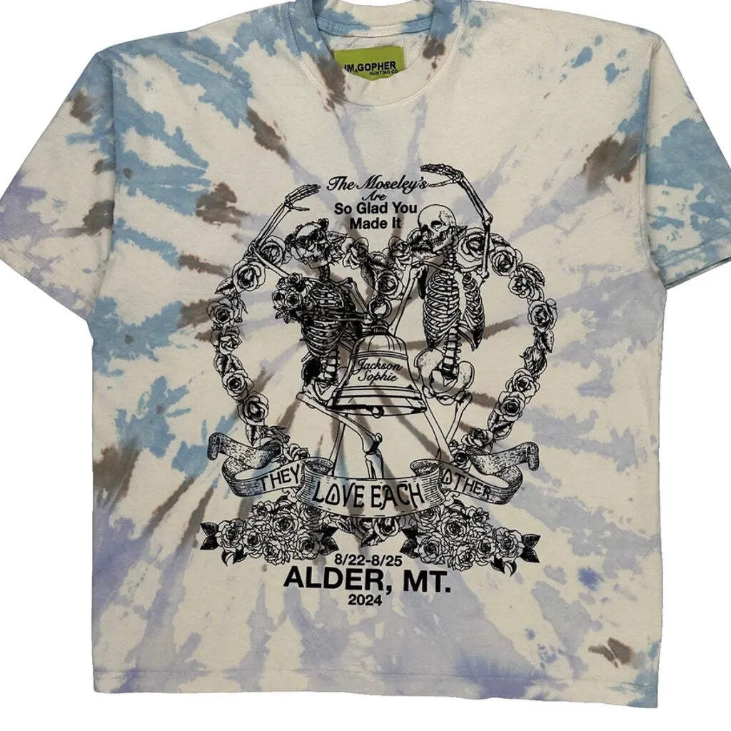 Wedding Event Unbranded Tie-Dye T-Shirt – 2XL Multicoloured Cotton