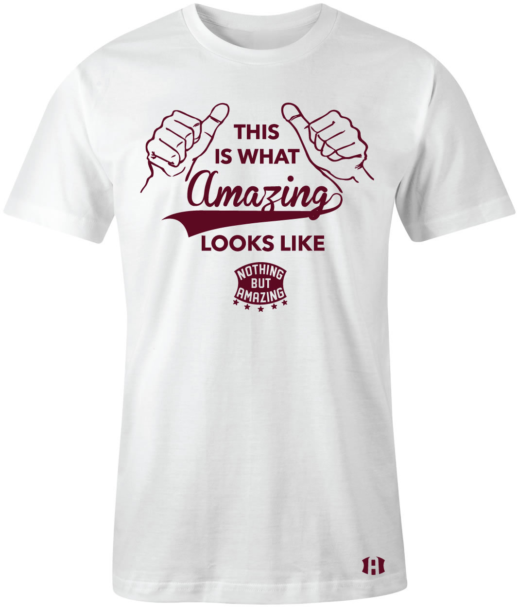 “AMAZING LOOK” T-Shirt to Match Air 6 Retro “MAROON”