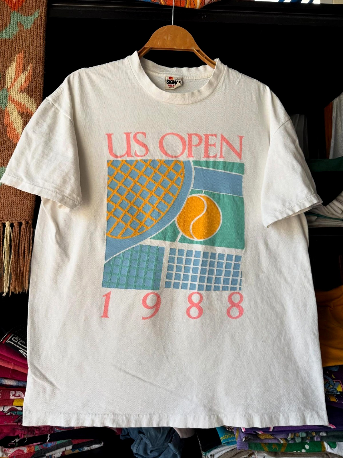US Open 1988 Vintage Tennis Championship Graphic T-Shirt, All size S-5XL