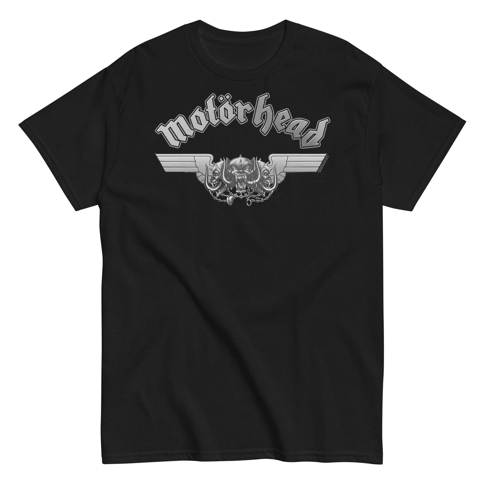 Motorhead Steel Logo Officially Licensed Mens T Shirt Black