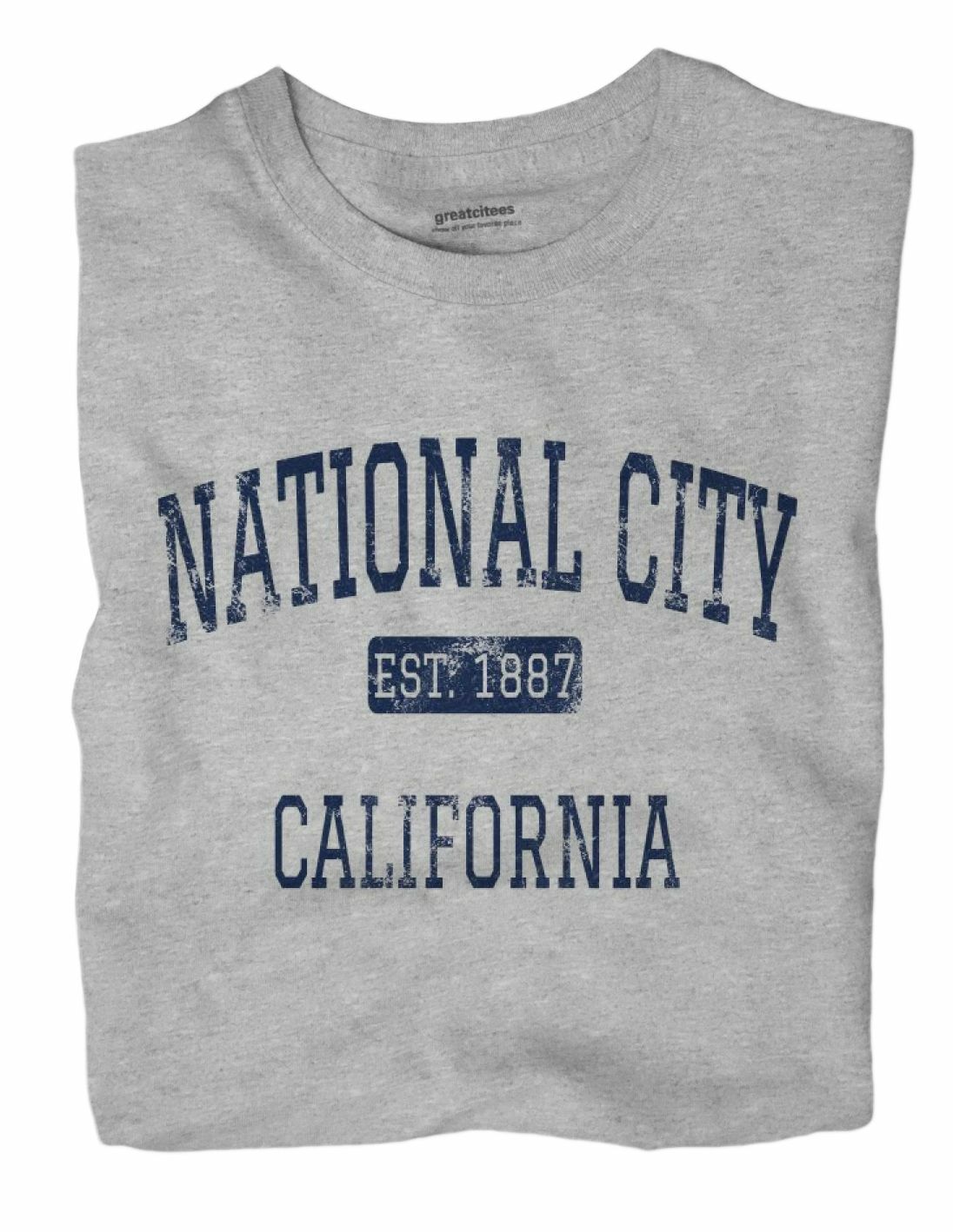 National City California CA T-Shirt EST