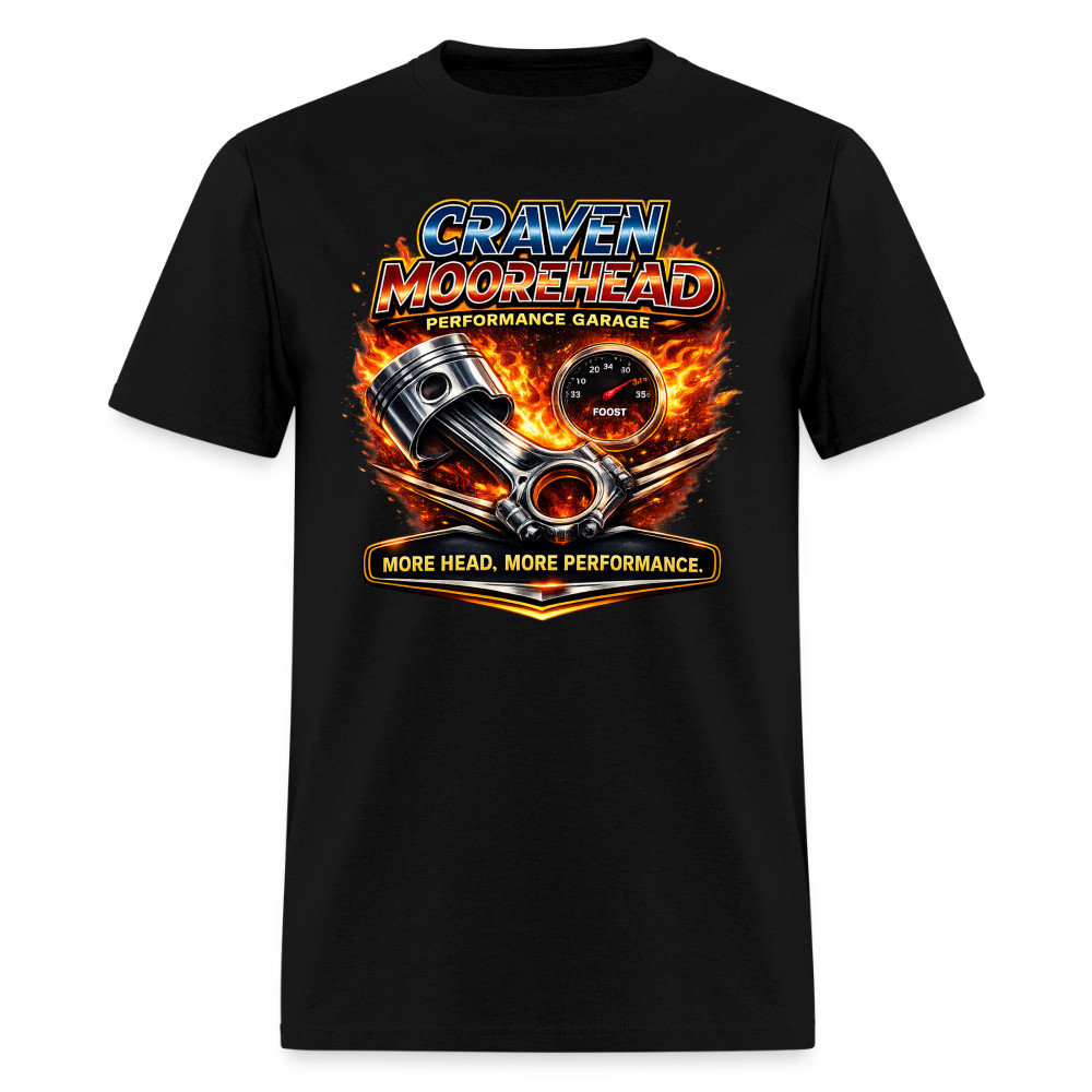 Craven Moorehead Performance Garage Funny Adult Humor T-Shirt
