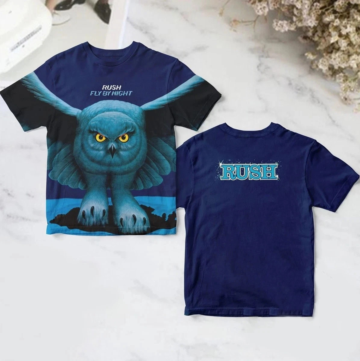 Rush Fly By Night Album Cover AOP 3D T-Shirt 2SBI6