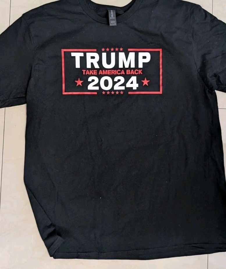 Donald Trump 2024 Take America Back Election Unisex XL T-Shirt