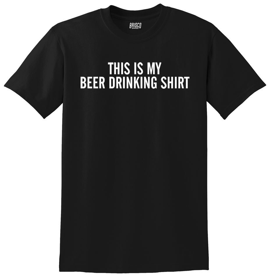 BEER DRINKING SHIRT 60/40 Value Weight Printed Tee Shirt Regular and Big Sizes