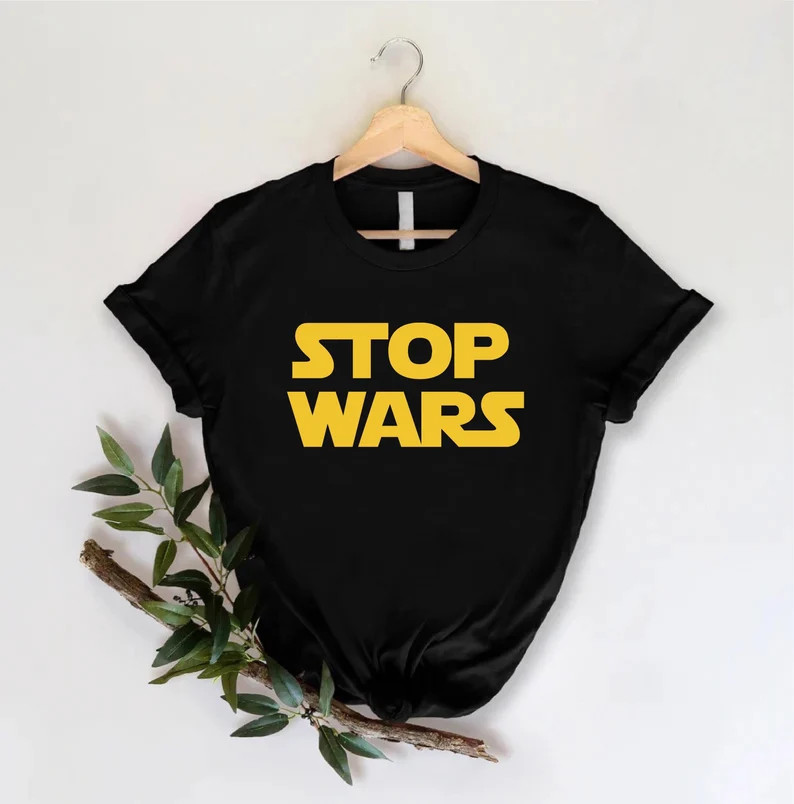 World Peace Activist Comfort Tee Anti War Protest Shirt
