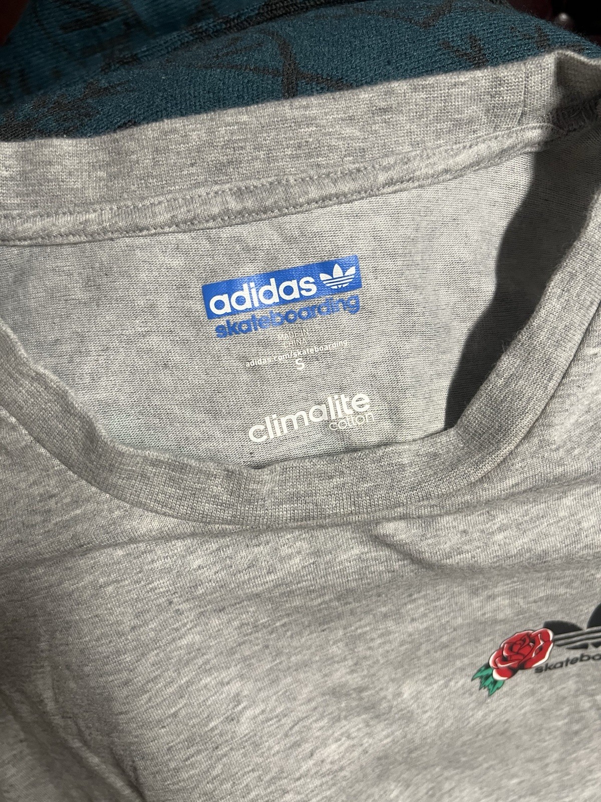 Adidas X Cliche Skateboards – Lucas Puig Collab Climate Fit – Ath Grey Size SM