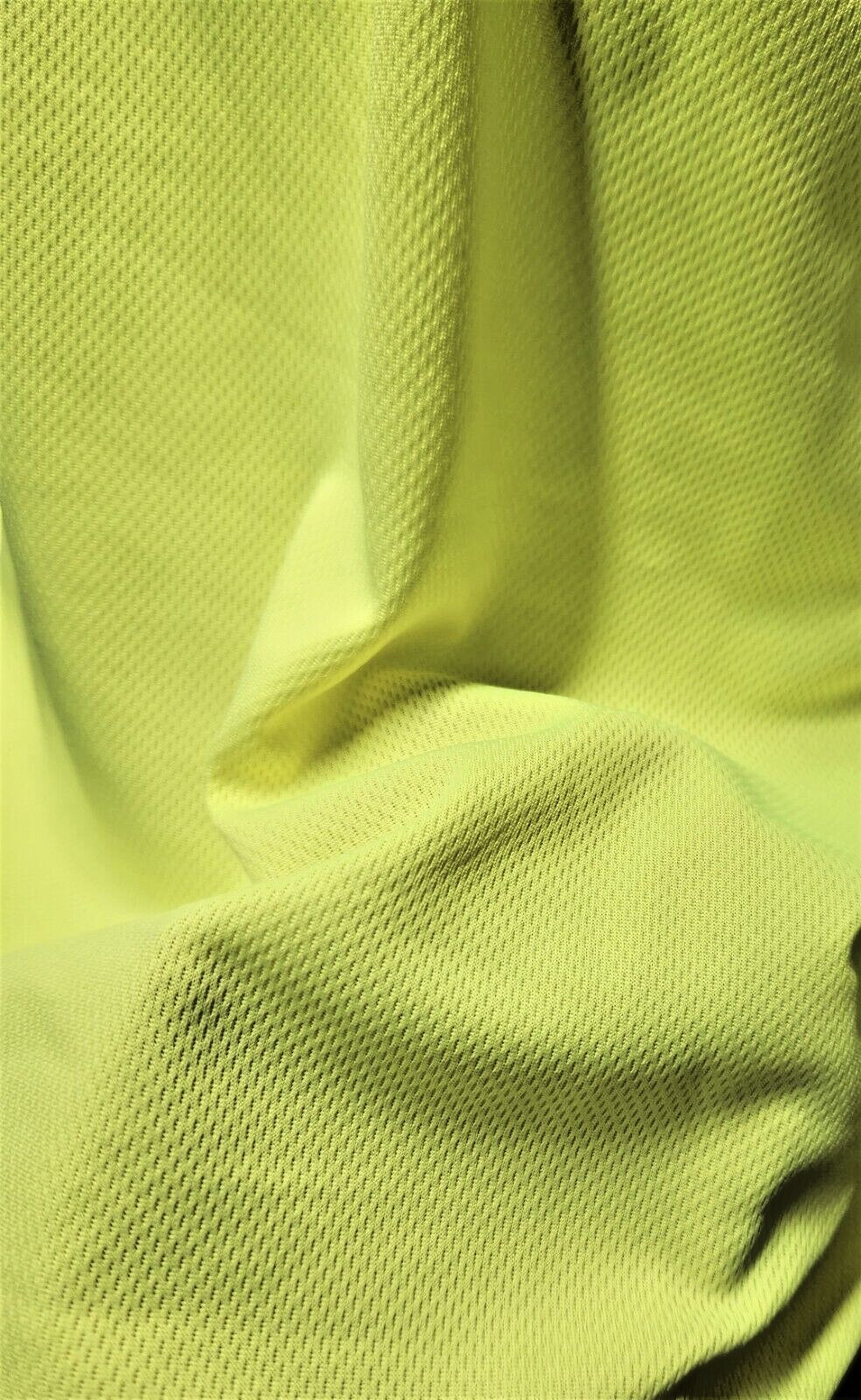 Hi Vis Long Sleeve Safety Shirt With Hoodie, Quick Dry Polyester Birdeye mesh
