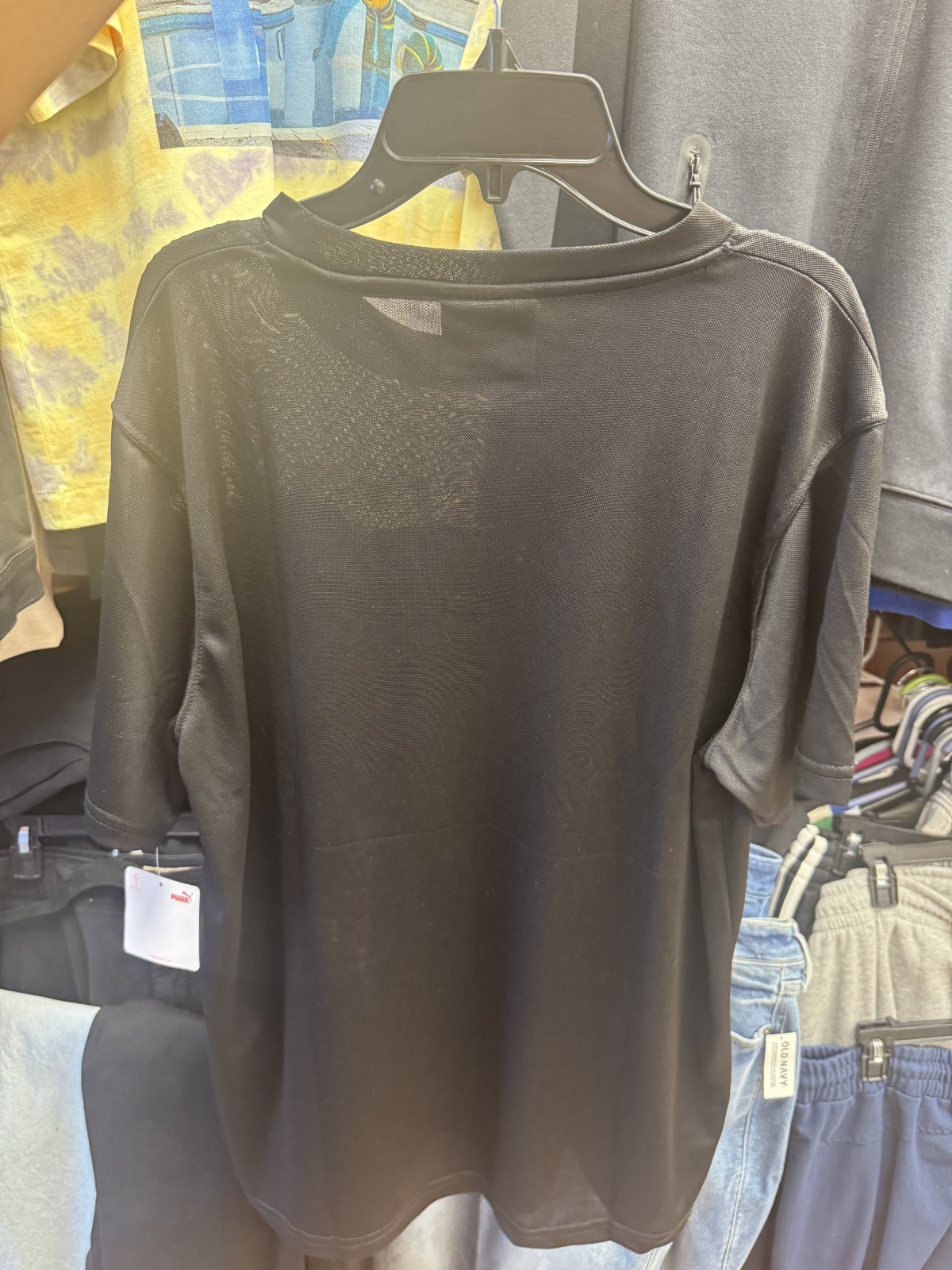 PUMA Forever Better Trendy Black Tee T-Shirt Size-US-S