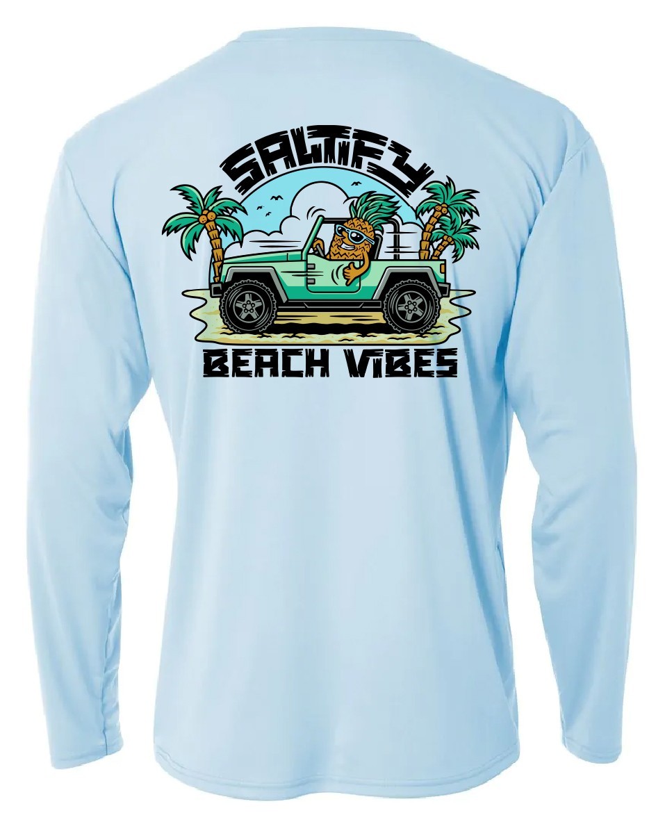 Long Sleeve Microfiber Fishing Boating UPF 50 Sun Protection Shirt