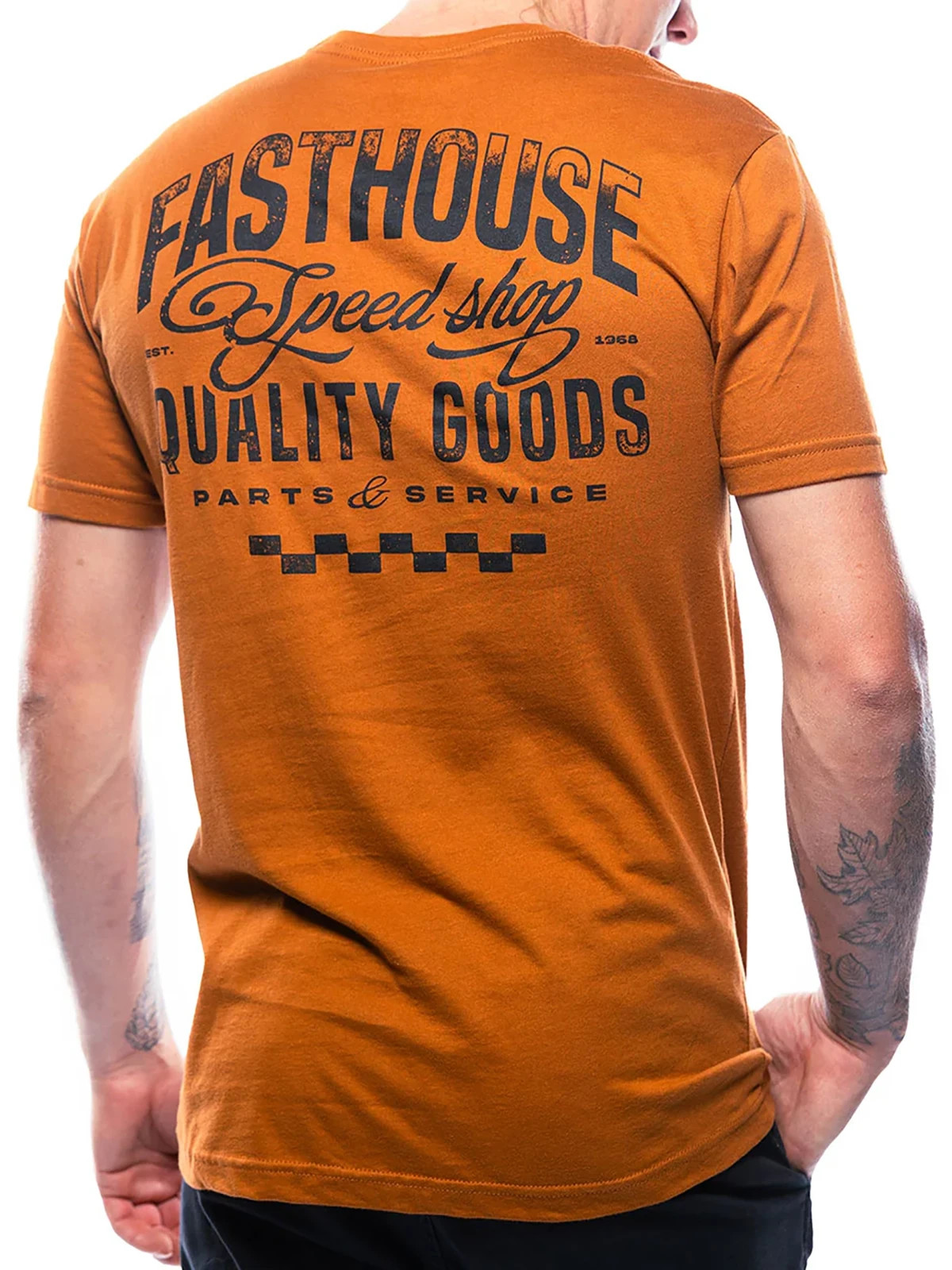 Fasthouse Men’s Virtue Short Sleeve Motocross T-shirt Speed Shop MX FMX Tee