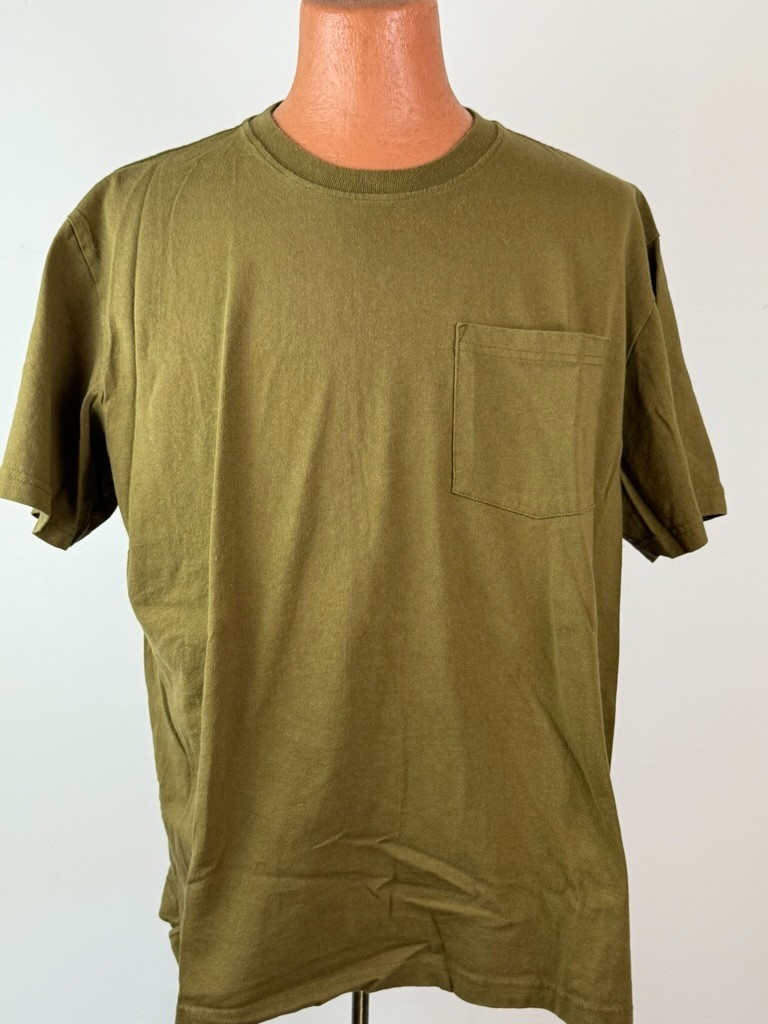 Filson Outfitter Solid Pocket T-Shirt Dark Olive Short Sleeve Cotton Mens XXL