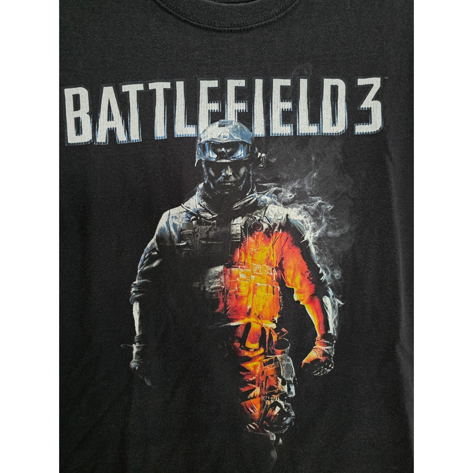 Battlefield 3 Mens XL Black Graphic T Shirt DICE Licensed OuterStuff