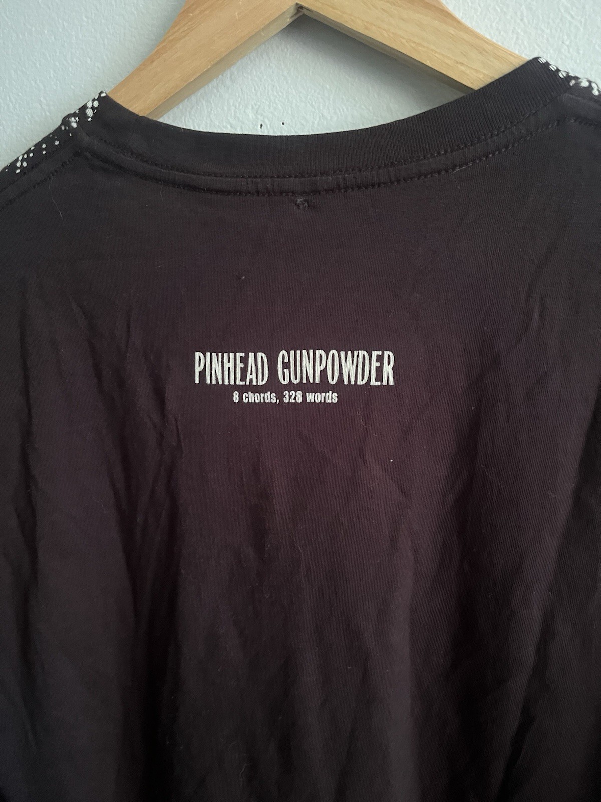 Vintage Y2K Pinhead Gunpower All Over Print Black Men’s Promo T-Shirt Size Large
