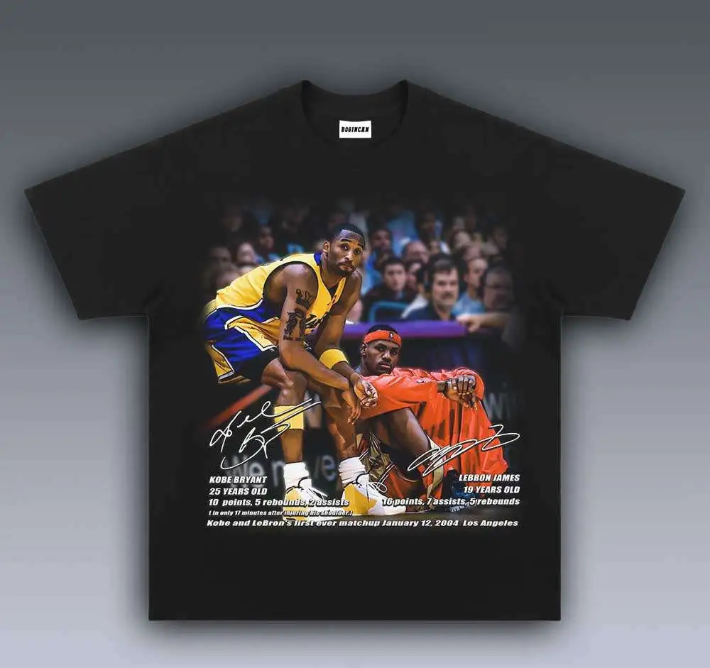 Basketball Rivals Vintage Graphic T-Shirt Classic Matchup Sports Tee