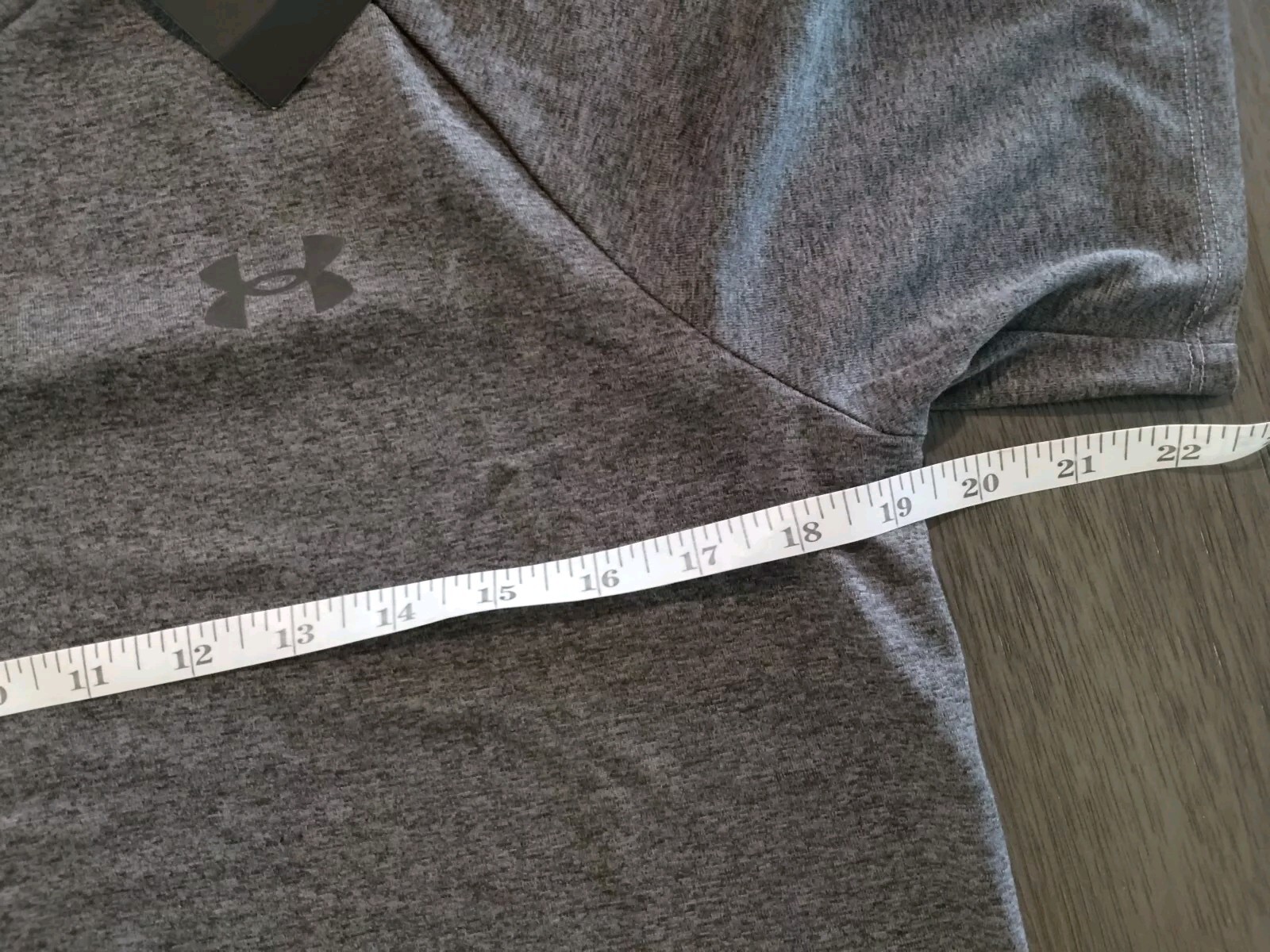 Under Armour Men’s Adult Size Small T Shirt, 2.0 Tech Tee 1326413, Charcoal Gray