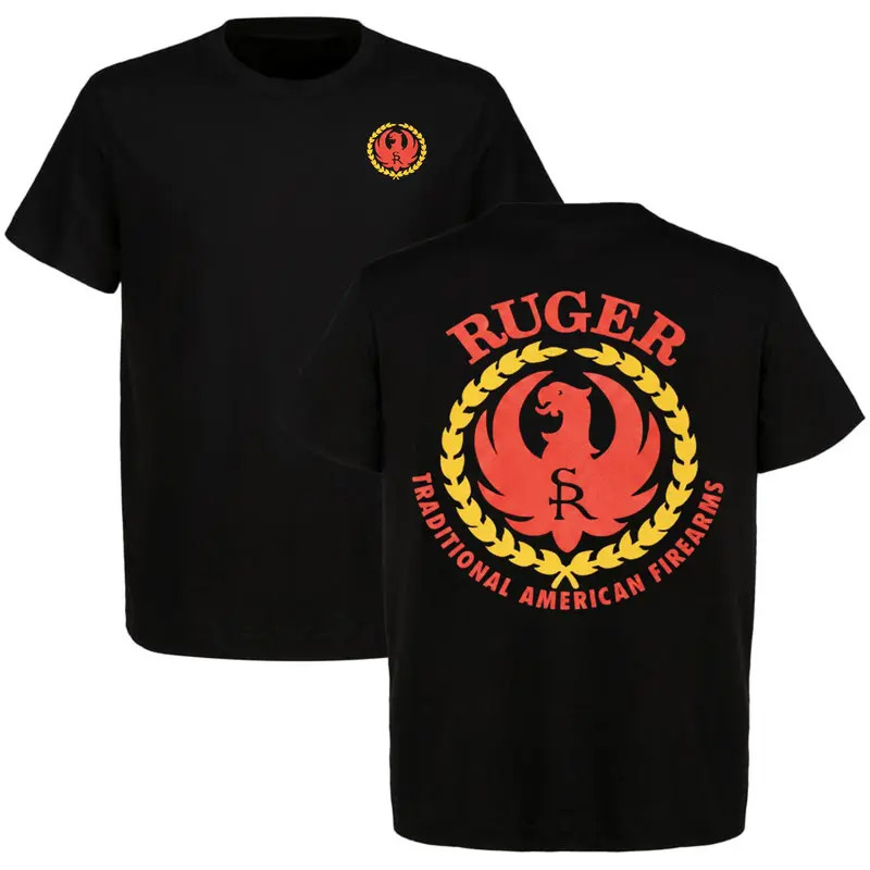 Ruger Traditional American Firearms T-Shirt Western Fashion Cotton T-Shirt Graph