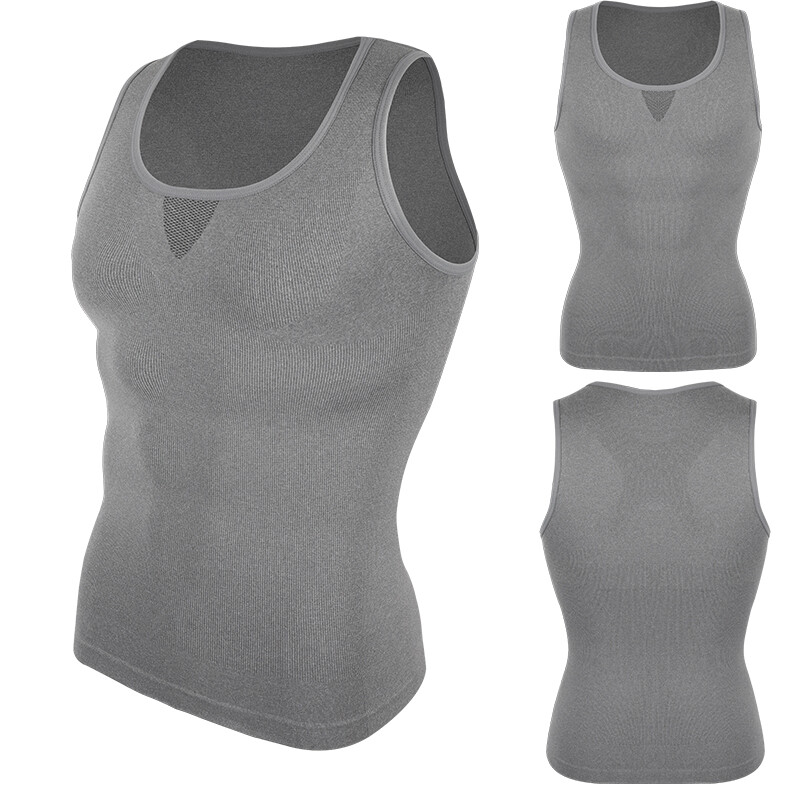 Men Gynecomastia Compress Tank Top Mens Slimming Body Shaper Vest Abs Undershirt