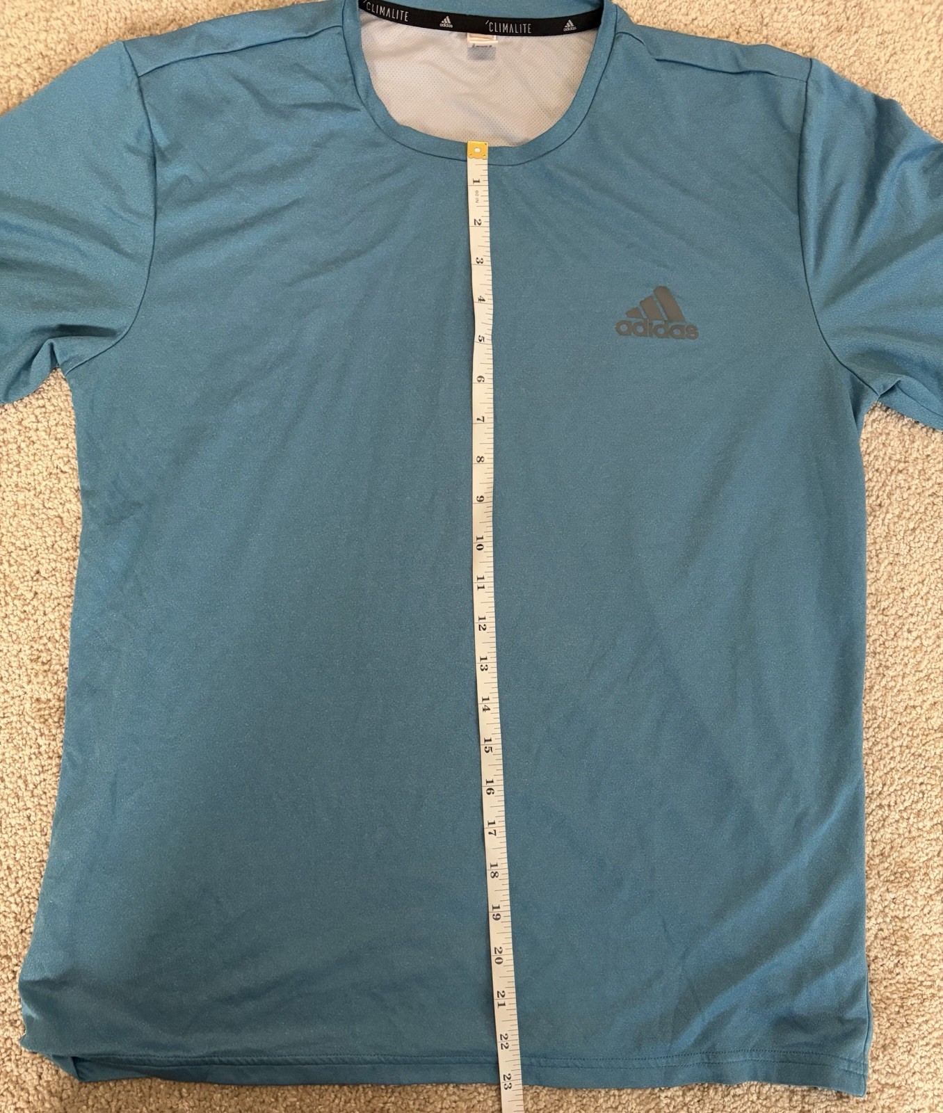 Adidas T-Shirt Ultimate Tee Climate- Men’s- Blue -LARGE