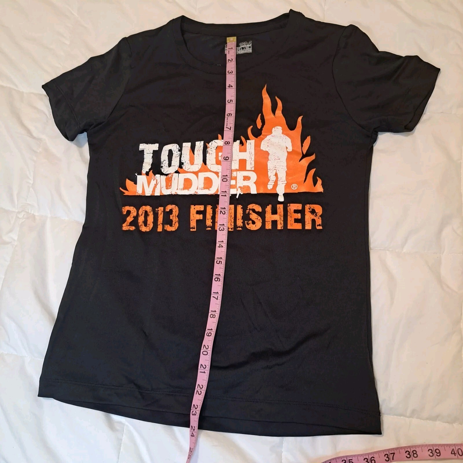 Under Armour Tough Mudder 2013 Finisher Heat Gear Black Size Small Semi Fitted