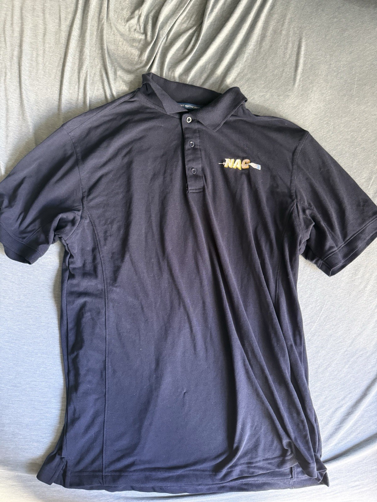 JL NAC Newport Aquatic Center Mens VINTAGE Polo Tee Size XL GREAT CONDITION