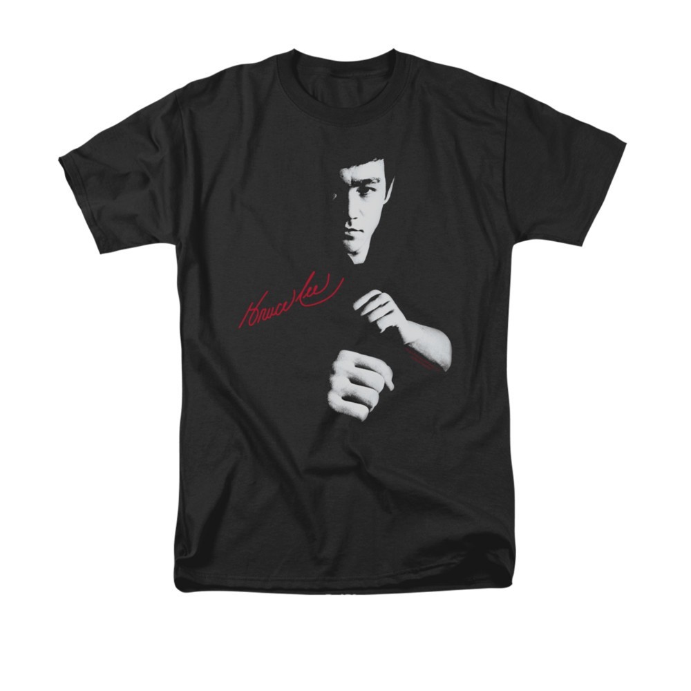 BRUCE LEE THE DRAGON AWAITS Licensed Adult Men’s Graphic Tee Shirt SM-6XL