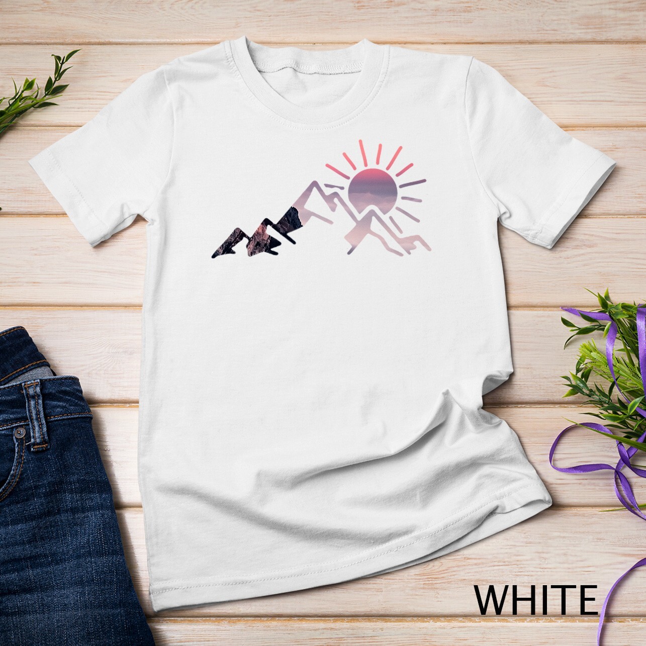 Mountain Hiking Rock Climbing Camping Outdoor Hiker Camper Unisex T-shirt