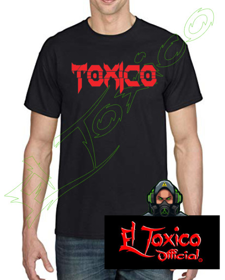 TOXICO T-SHIRT FRONT DESIGN HTV 100% COTTON PRESHRUNK REGULAR FIT URBAN FASHION