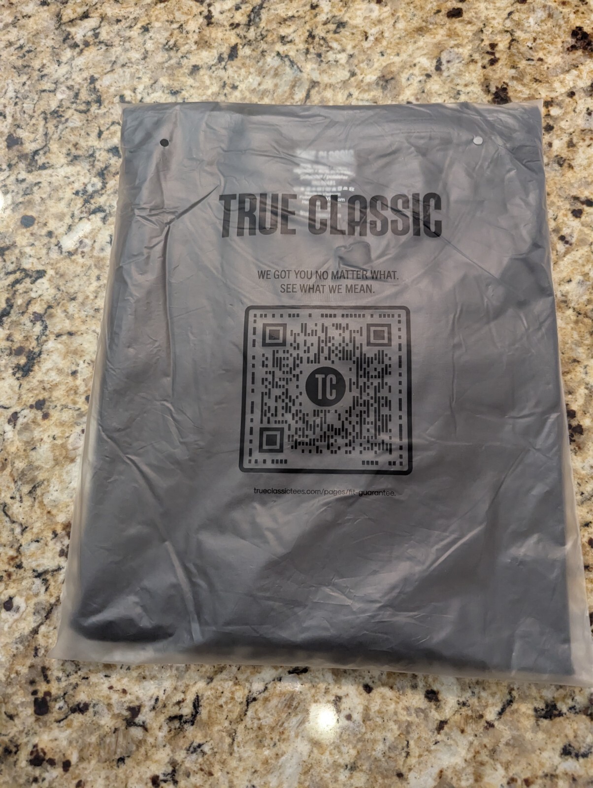 True Classic Men’s Classic Crew Neck Short Sleeve Tee Shirt Carbon Dark Gray 2XL