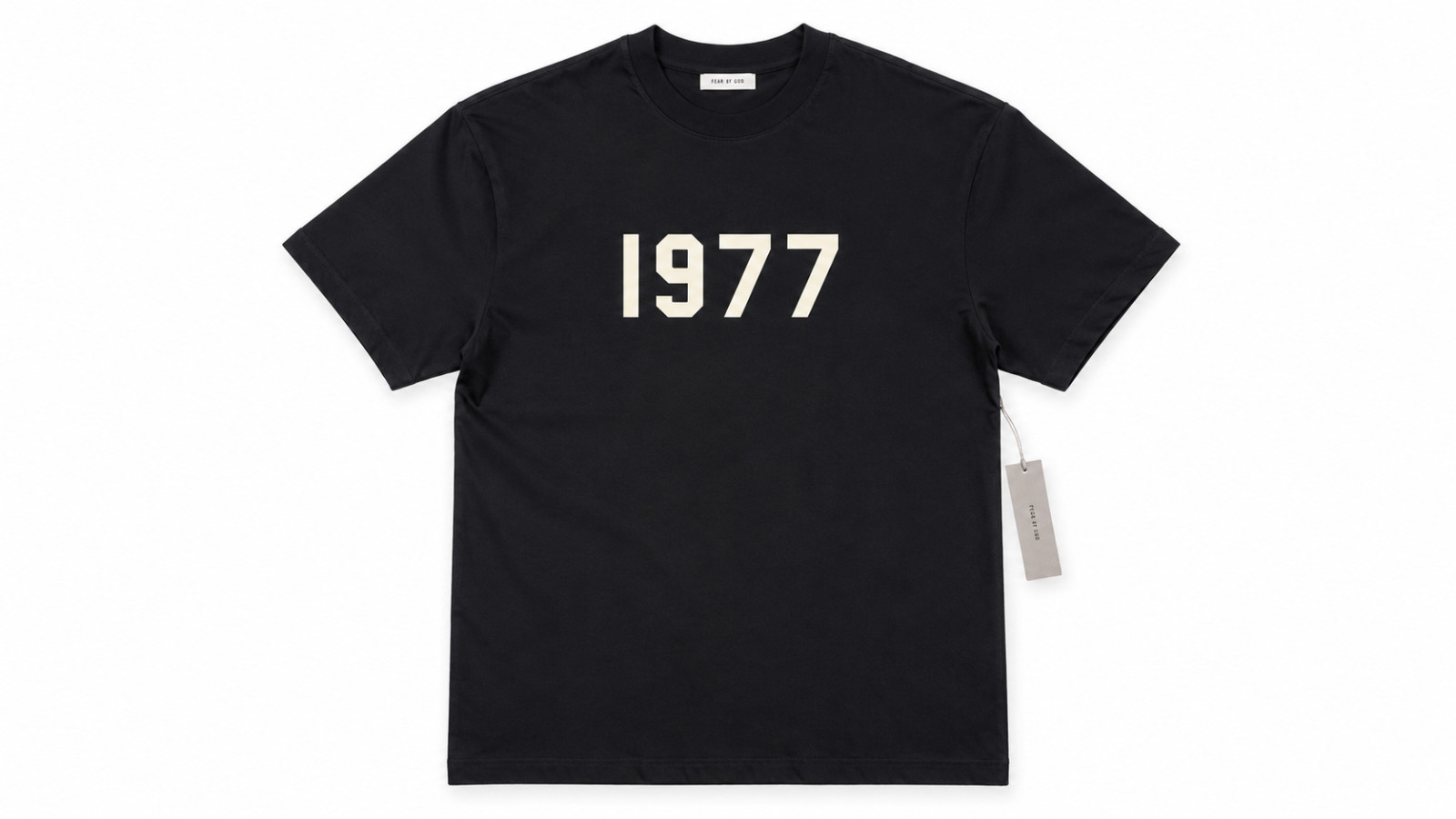 Authentic Fear Of God Essentials Iron 1977 Logo T-Shirt Iron | All Sizes XS-XL |