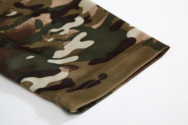 Mens Militray T-Shirt Army Combat Quick Dry Casual Shirt Hiking