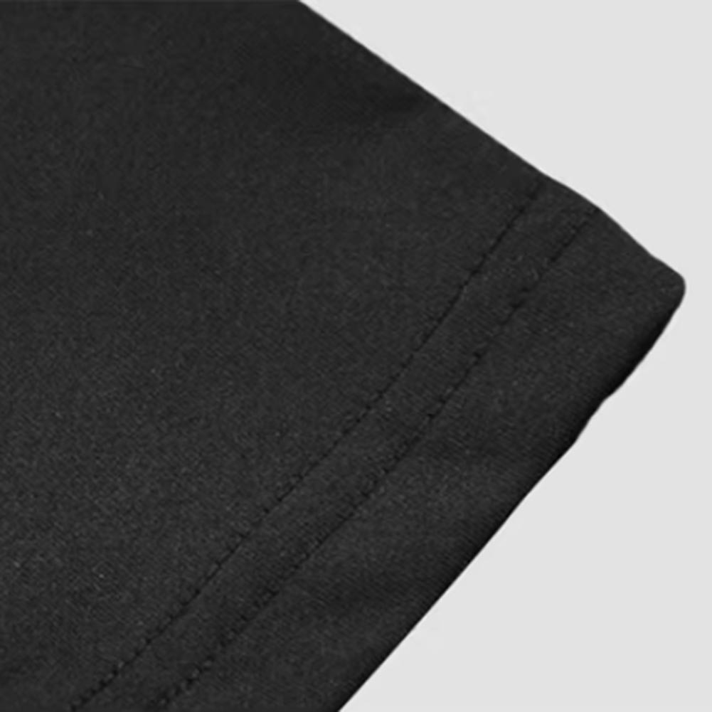 Men’s Regular Fit Short Sleeve T Shirt Half High Collar Solid Color Casual