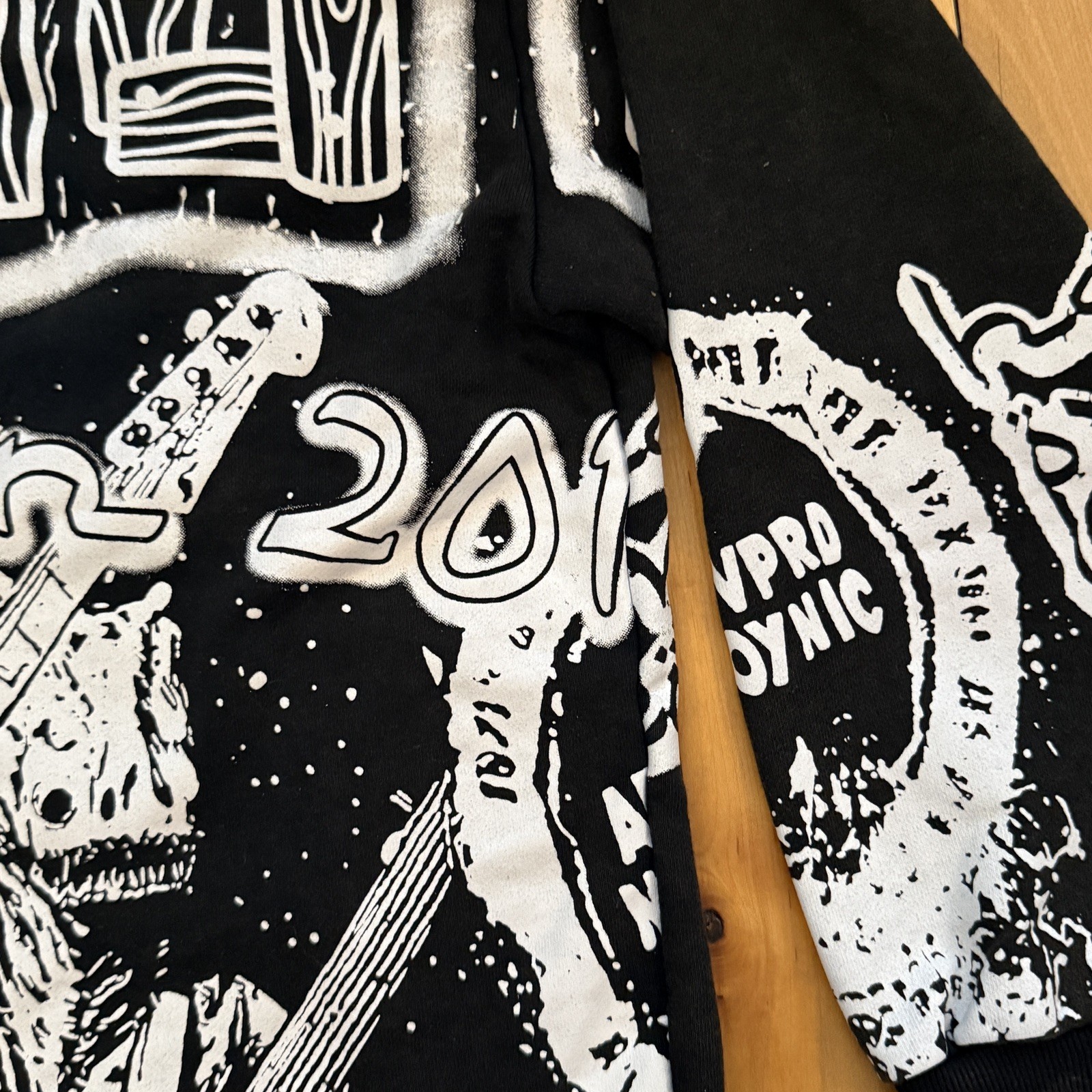Mixed Emotion Designer Long Sleeve Shirt | EXTRA LARGE XL | Rare All Over Print
