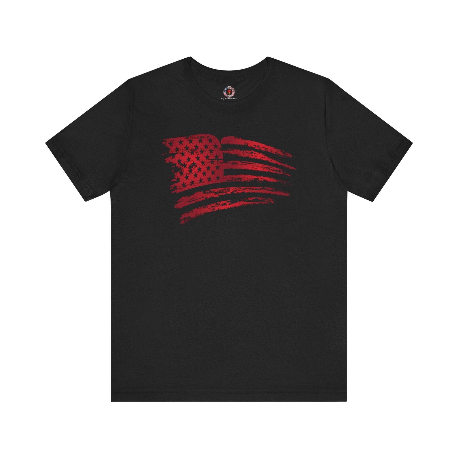 Red American Flag T-Shirt