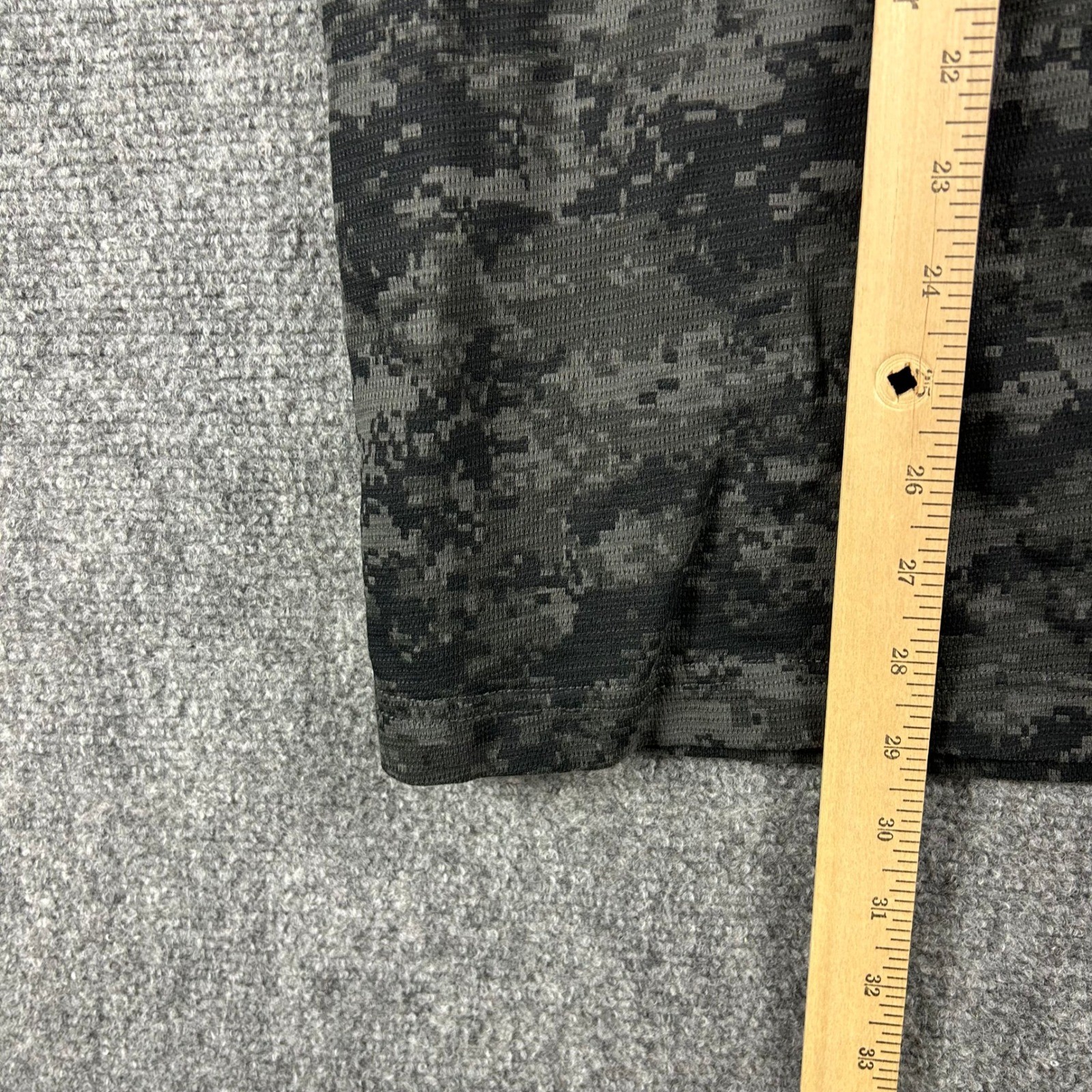 Harley-Davidson Shirt Mens M Grey Digital Camo Long Sleeve Tactical Elbow