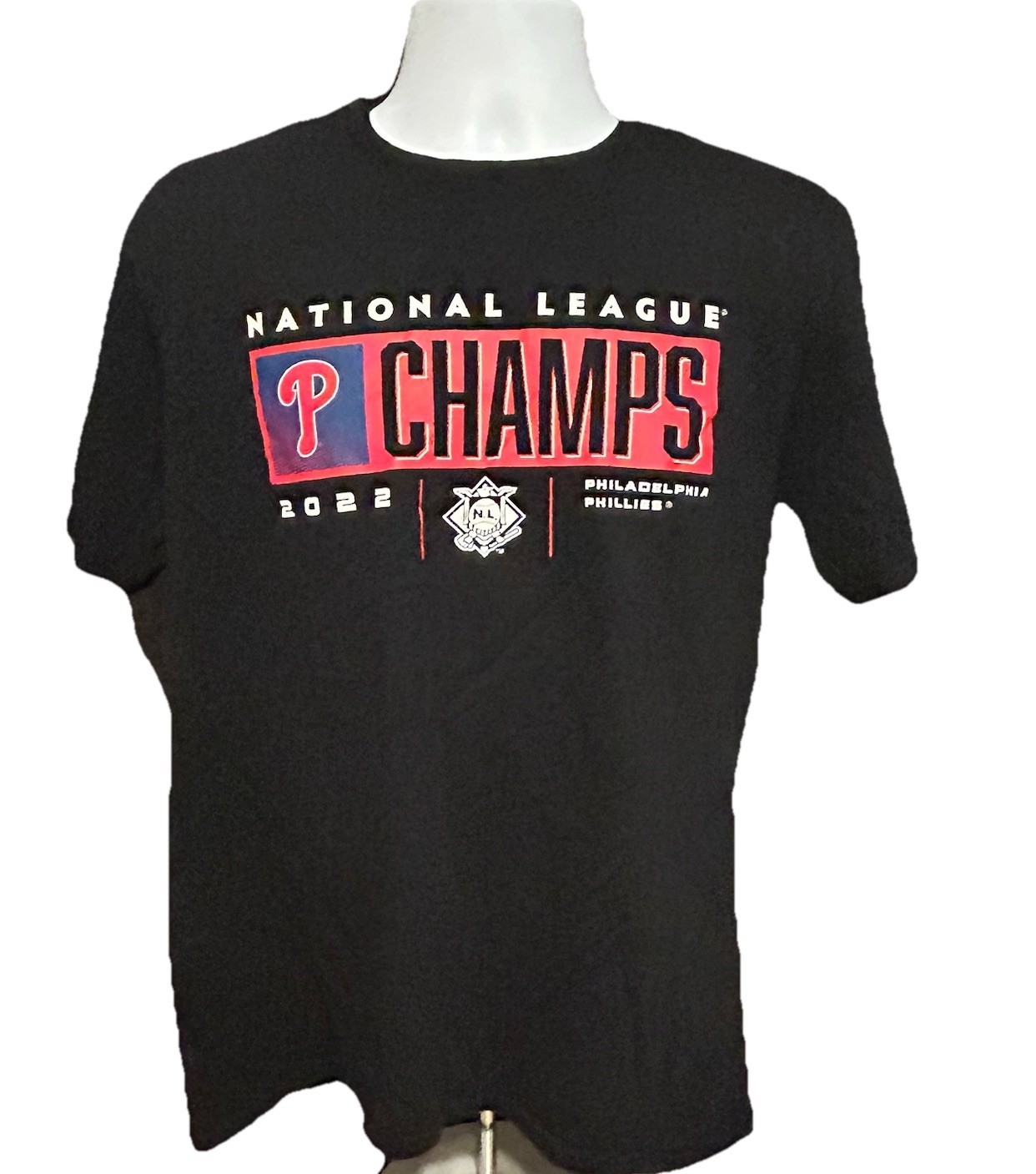 Philadelphia Phillies National League Champs 2022 Shirt Men Large Black