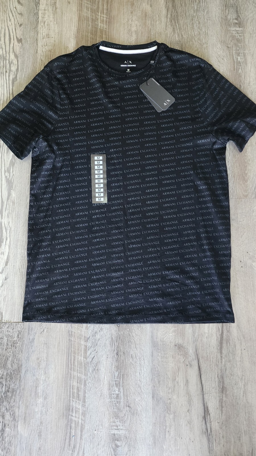 Armani Exchange T-shirt Color Black Size M (NEW WITH ORIGINAL TAGS)