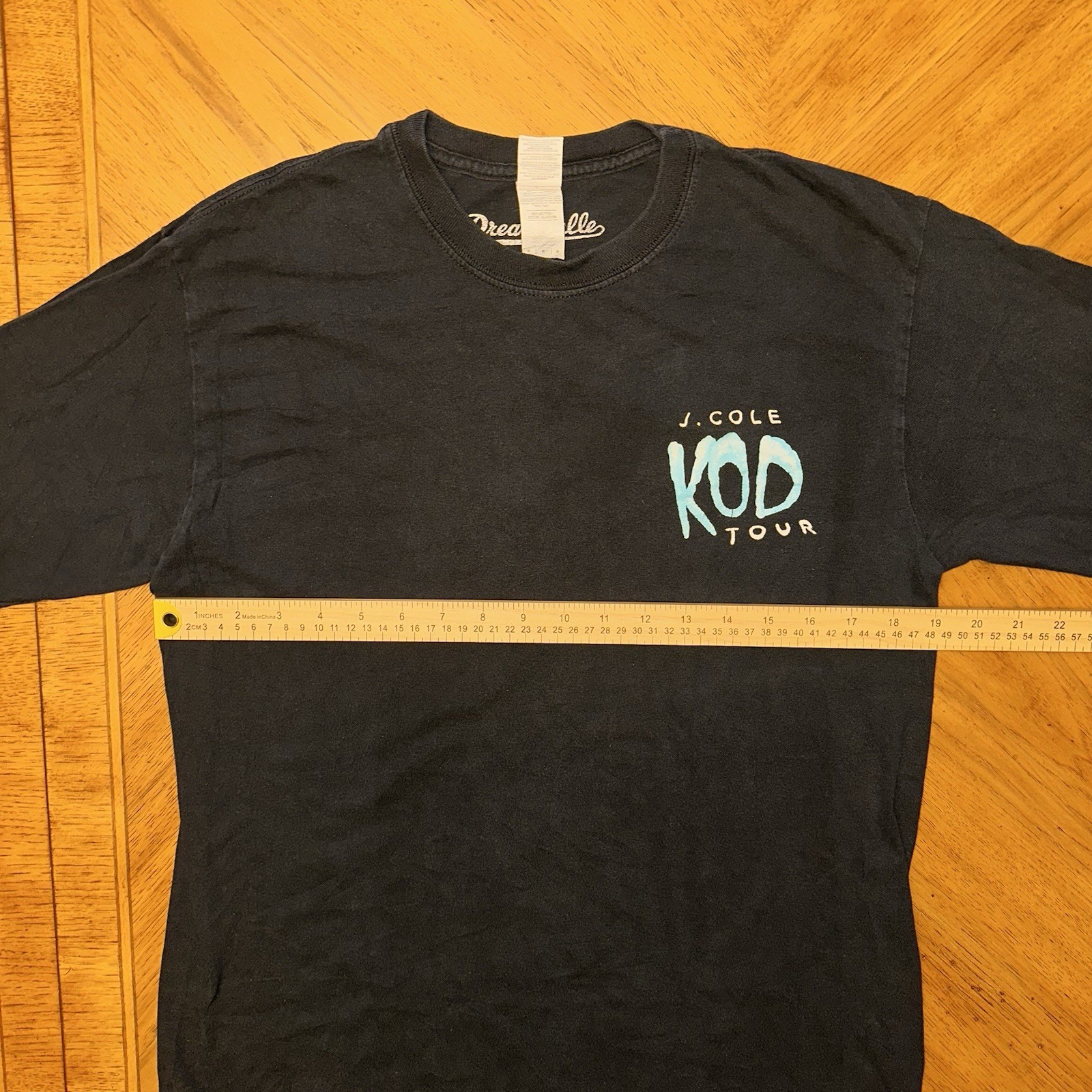 Dreamville J Cole Shirt Size Medium Black Long Sleeve Choose Wisely KOD Graphic