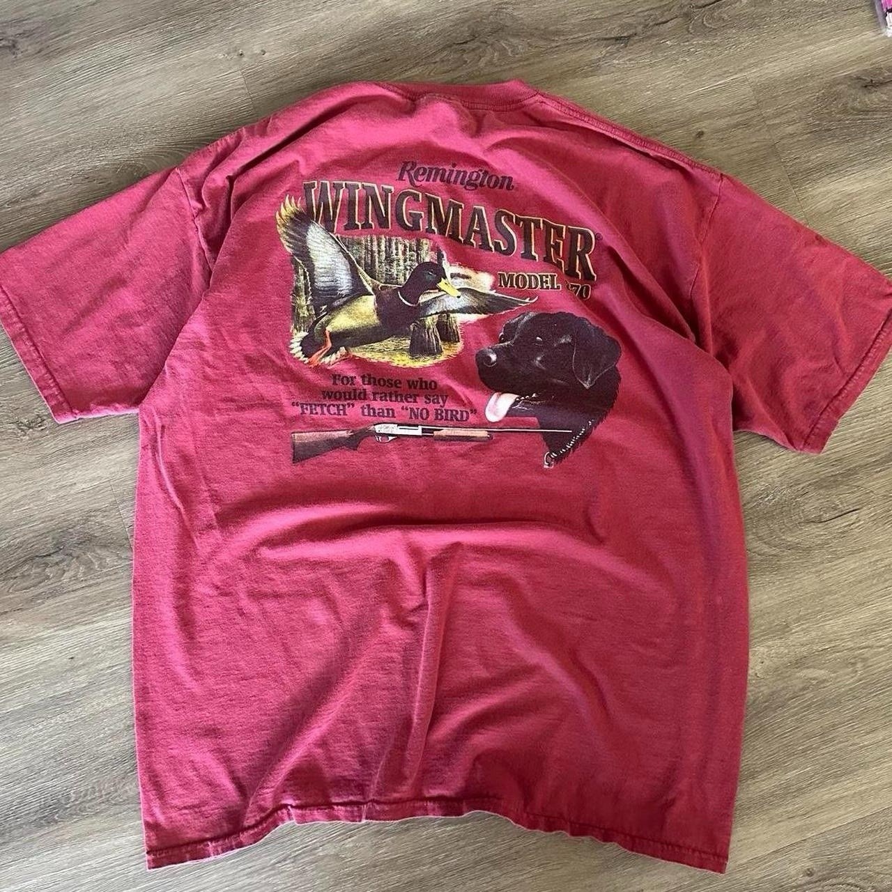 Comfort Colors Remington Wingmaster Model 70 Red XL Cotton Graphic Tee Preshrunk