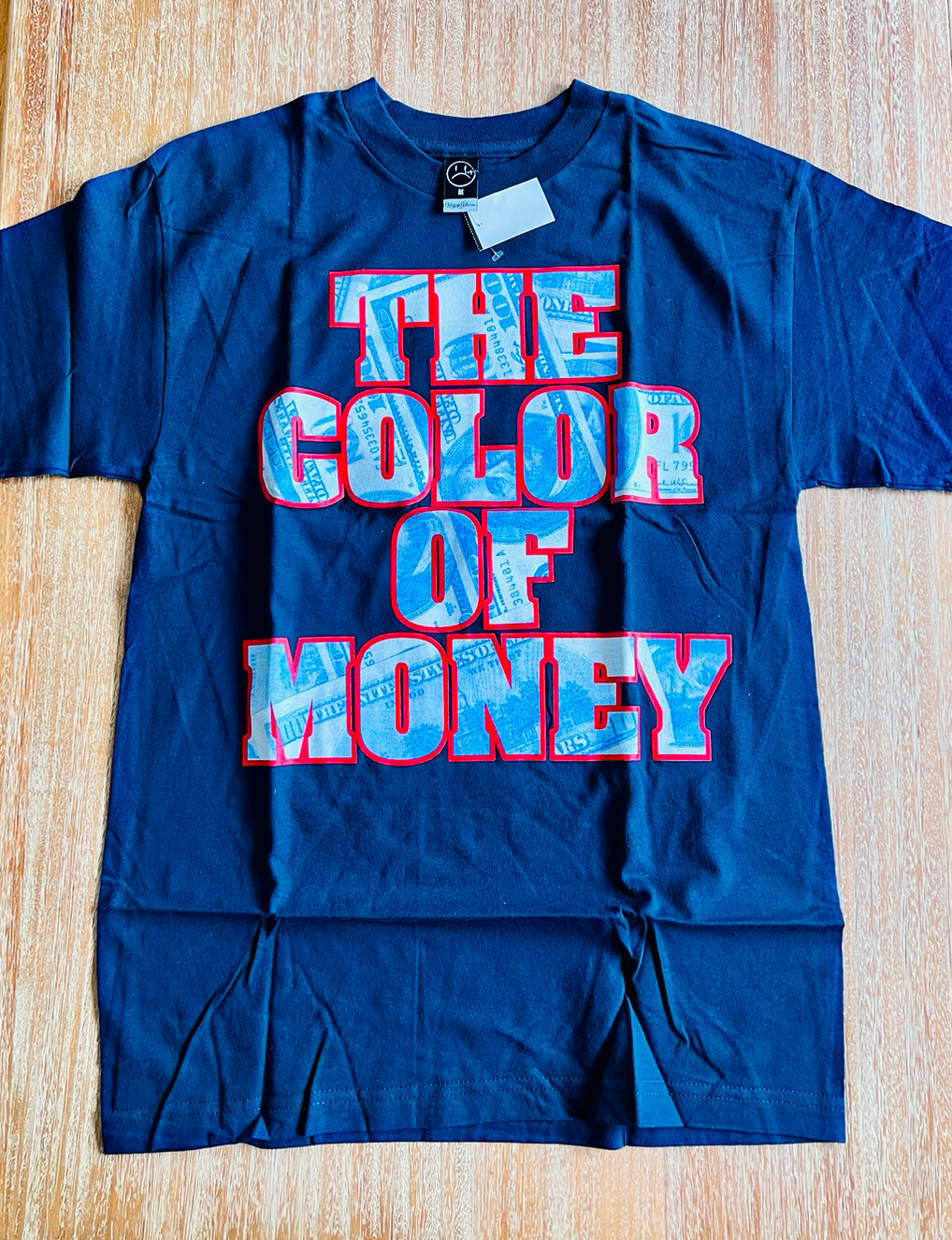 NEW Rogue Status T-shirt Tee Shirt Color Money M Medium Navy Blue RS Vintage DS