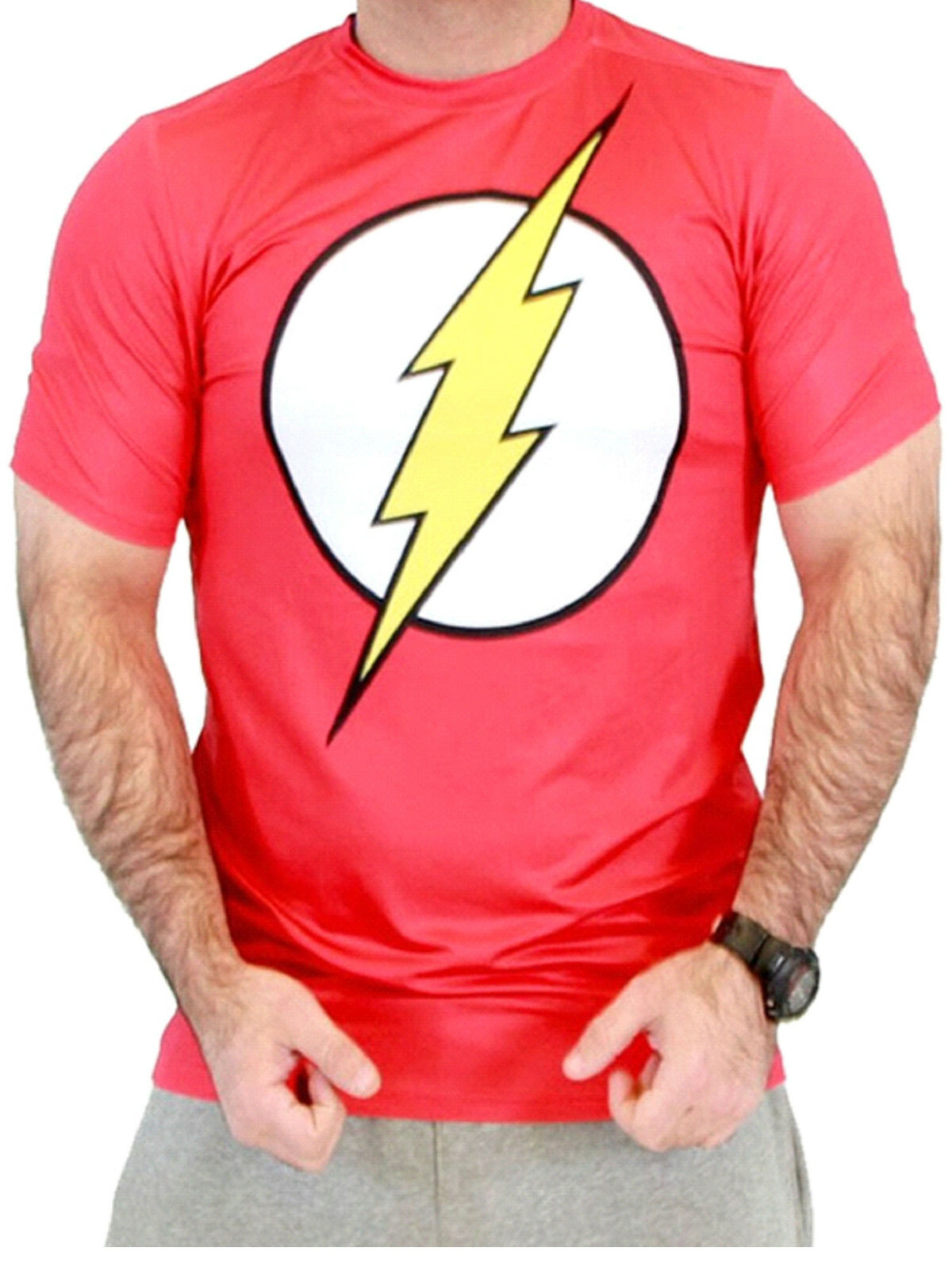 DC Comics The Flash Men’s Compression T-Shirt – NWT