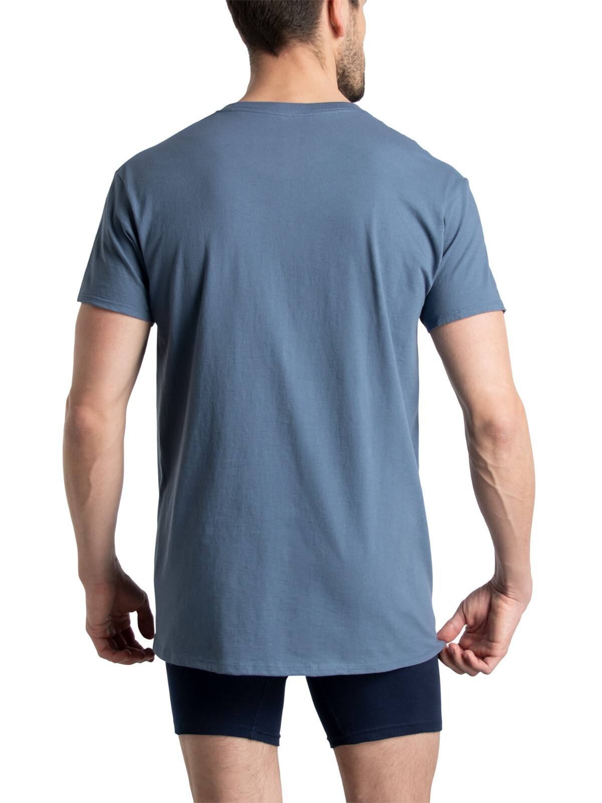 6 Pack Fruit of the Loom Men’s Crew T-Shirt Undershirts Super Value Cotton S-3XL
