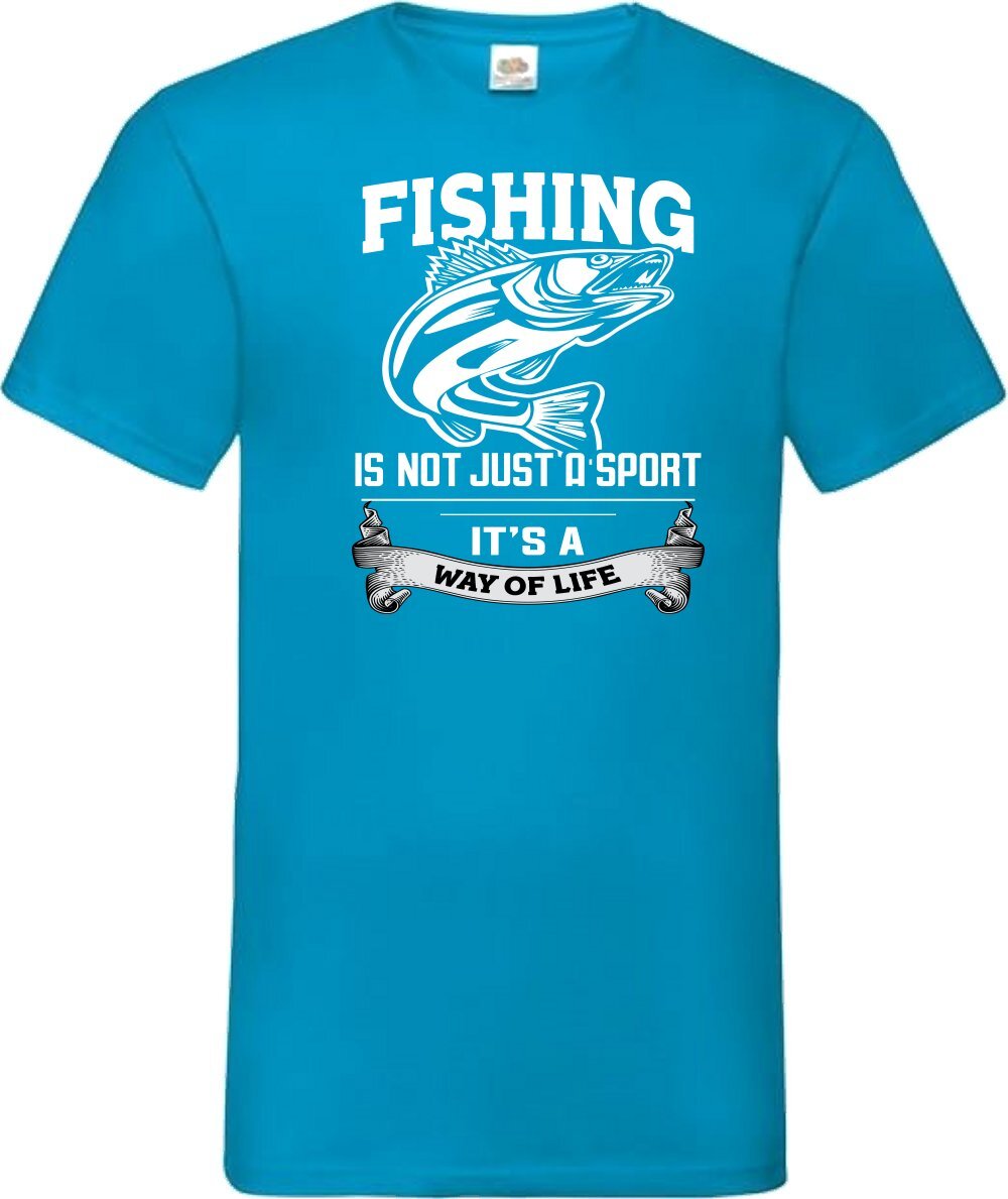Fishing Sport Way Of Life Humour Novelty T Shirt Various Colours And Sizes