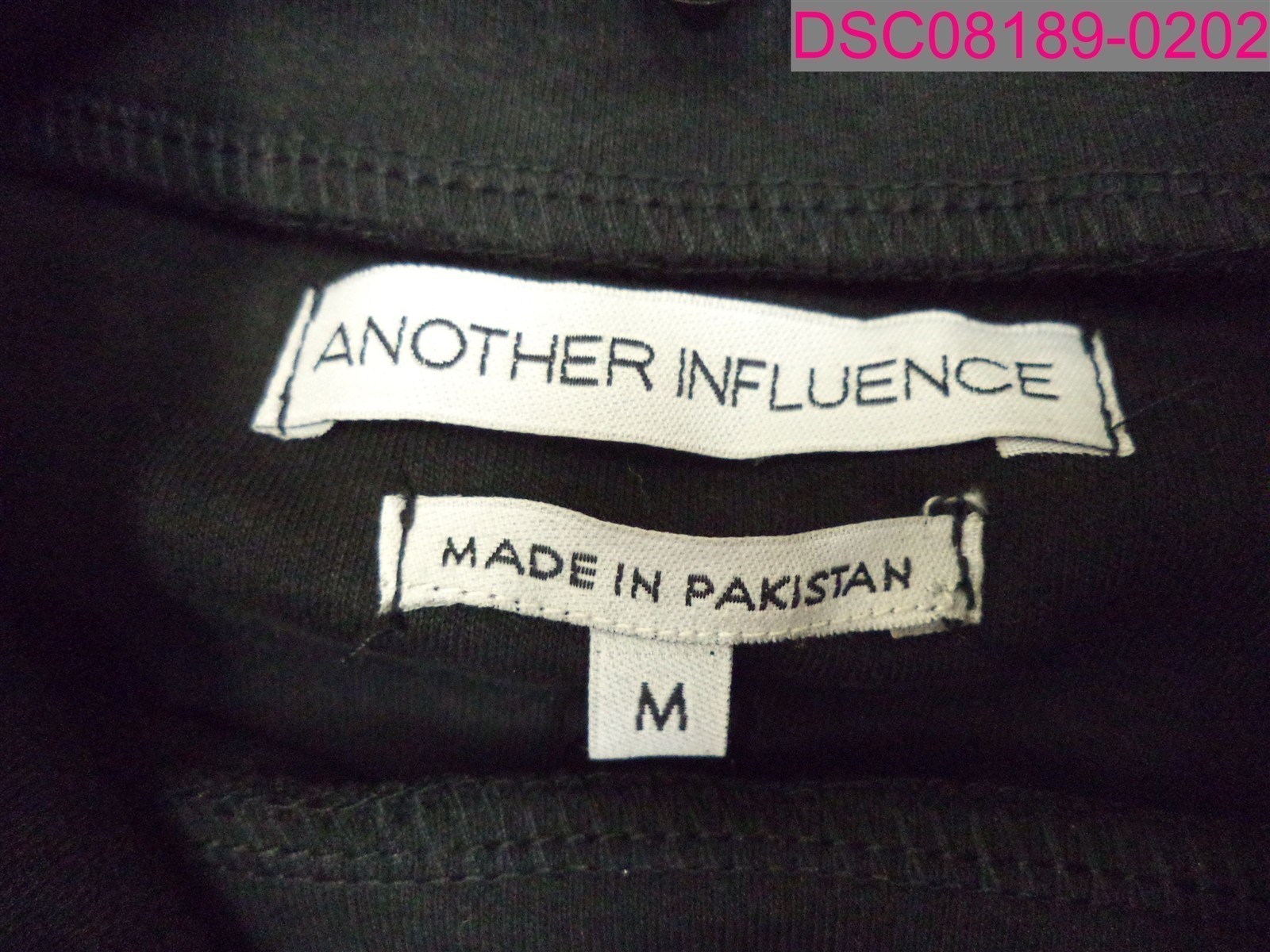 Another Influence High Neck Long Sleeve Shirt Top Black Men’s Medium MTO2486