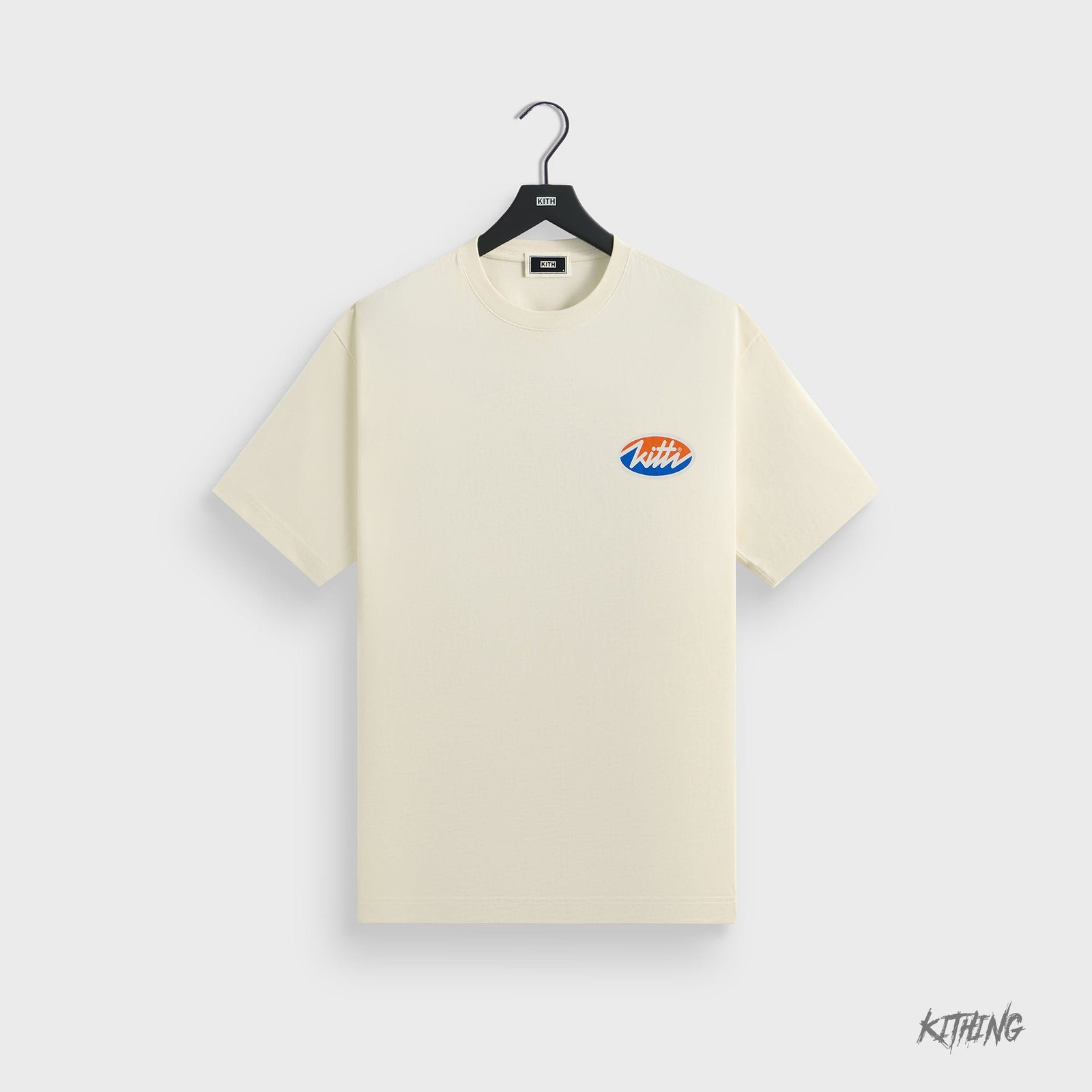 KITH 25SS Ellipse Logo Box Cotton Relaxed Tee Unisex