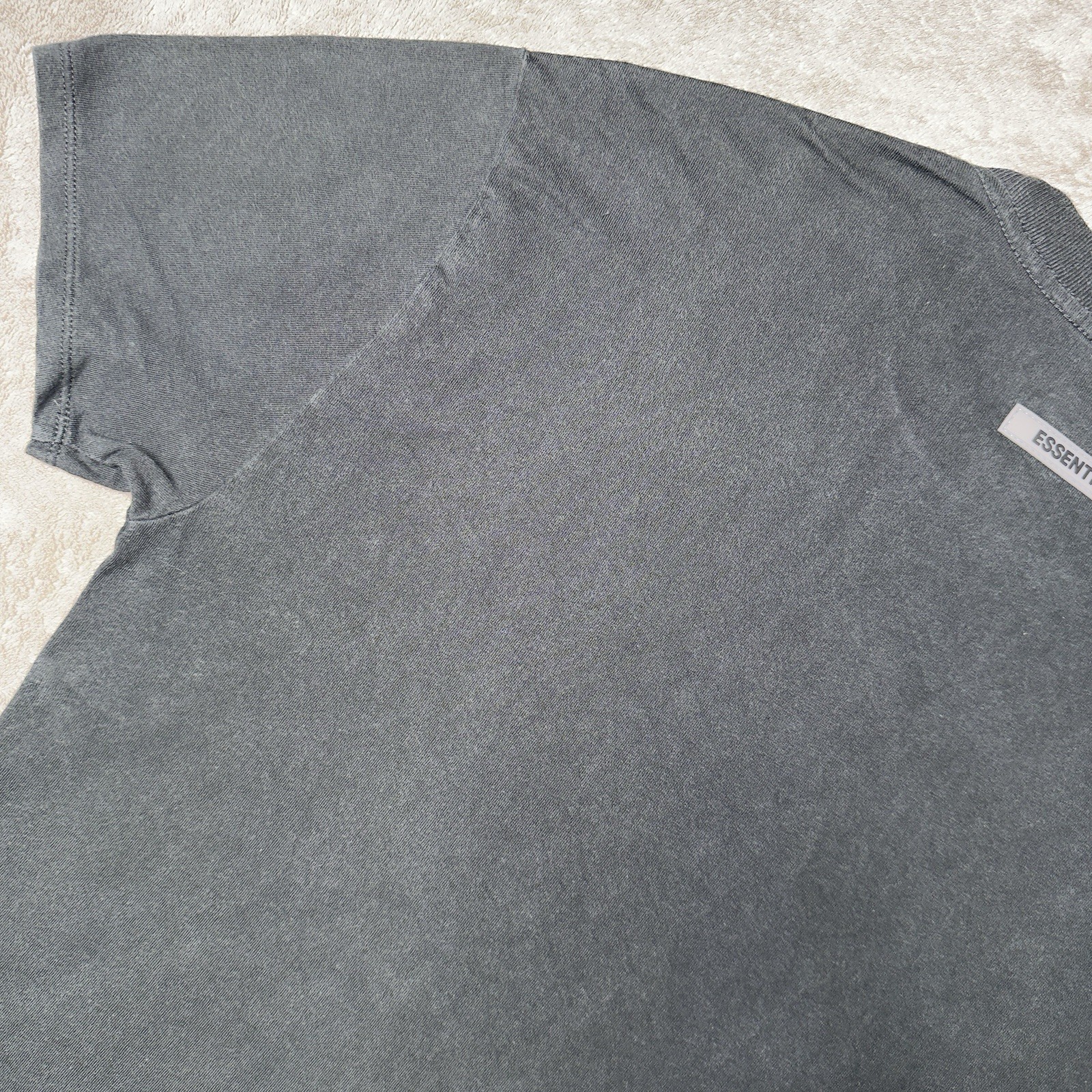 FOG Essentials Boxy T-Shirt Unisex XS Stretch Limo Black 125SP202000F SS20