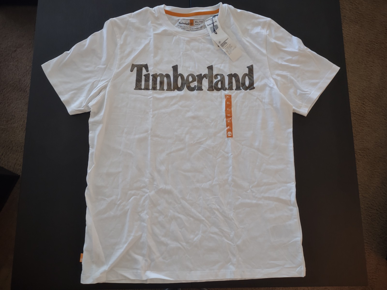 NWT Timberland Men’s XL White T-shirt